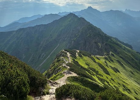 hiking trail in the Tatra National Park