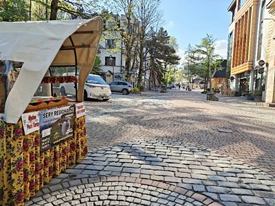 Zakopane Krupowki street in summer