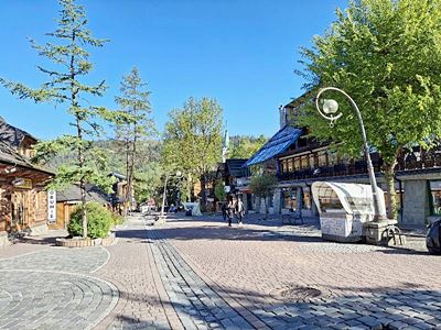 Zakopane Krupowki street in summer