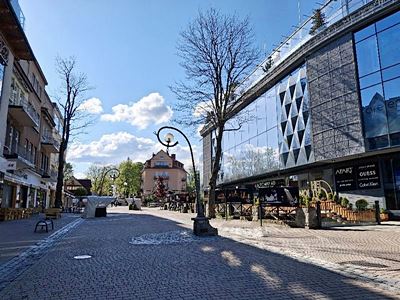 Zakopane Krupowki street in summer