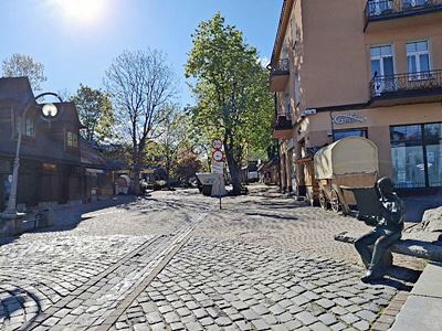 Zakopane Krupowki street in summer