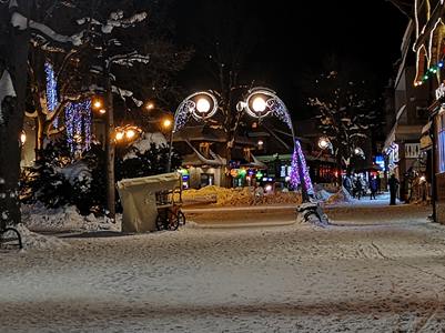 Zakopane Krupowki street in winter