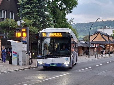 public bus in Zakopane