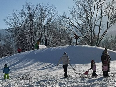 sledding in Zakopane