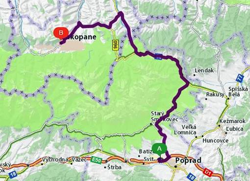 from Poprad Tatry airport to Zakopane