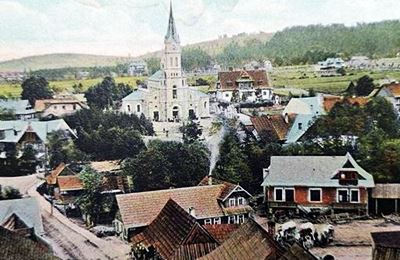 Old postcard of Zakopane