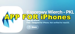 Kasprowy Wierch app for iPhones