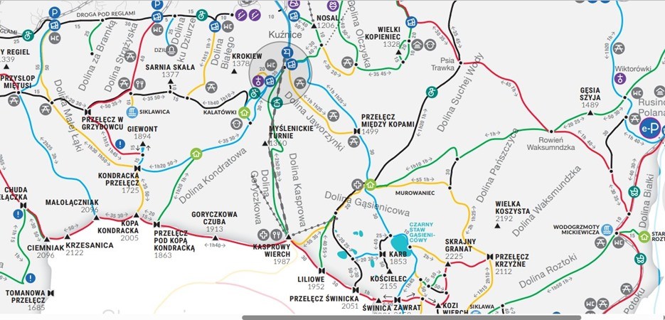 Kasprowy Wierch hiking trails