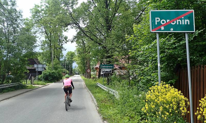 cycling in Zakopane