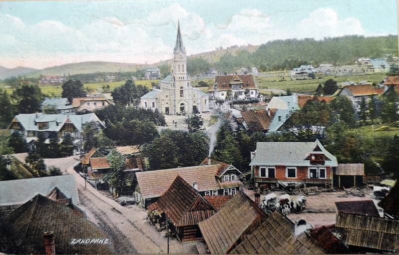 Zakopane 1913 Koscieliska and Krupowki Streets