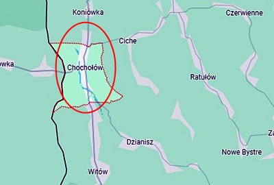 Location of Chocholow