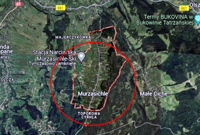 Location of Murzasichle