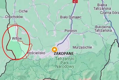 Location of Witow